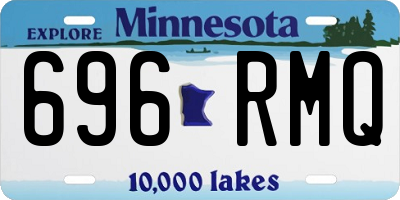 MN license plate 696RMQ