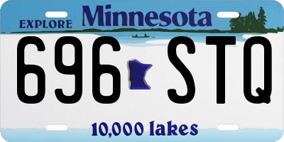 MN license plate 696STQ