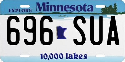 MN license plate 696SUA