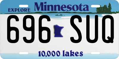 MN license plate 696SUQ