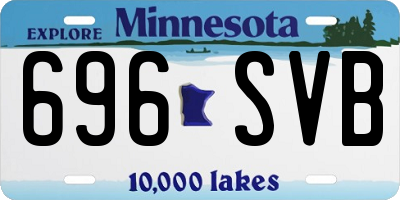 MN license plate 696SVB