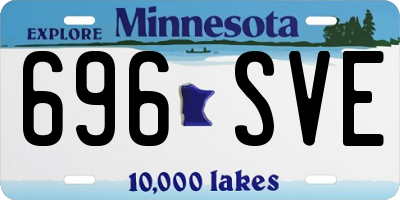 MN license plate 696SVE