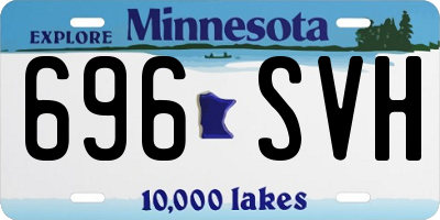 MN license plate 696SVH