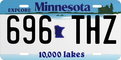 MN license plate 696THZ
