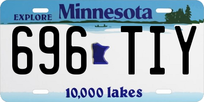 MN license plate 696TIY