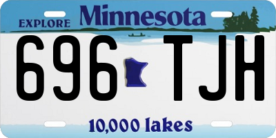 MN license plate 696TJH