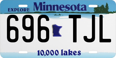 MN license plate 696TJL