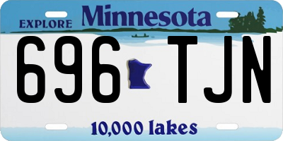 MN license plate 696TJN