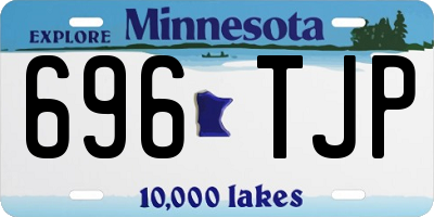 MN license plate 696TJP