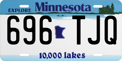 MN license plate 696TJQ