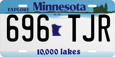 MN license plate 696TJR
