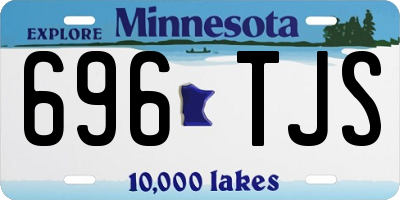 MN license plate 696TJS
