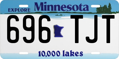 MN license plate 696TJT