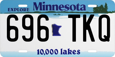 MN license plate 696TKQ