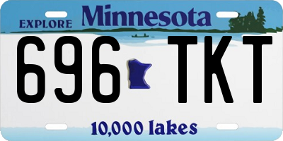 MN license plate 696TKT