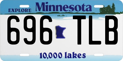 MN license plate 696TLB