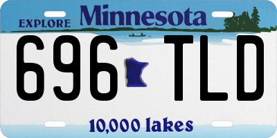 MN license plate 696TLD