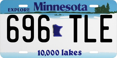 MN license plate 696TLE