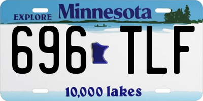 MN license plate 696TLF
