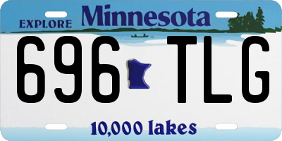MN license plate 696TLG