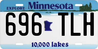MN license plate 696TLH