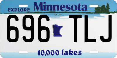 MN license plate 696TLJ