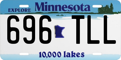 MN license plate 696TLL