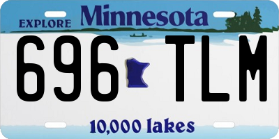 MN license plate 696TLM