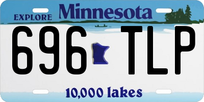 MN license plate 696TLP