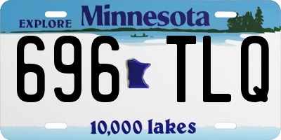 MN license plate 696TLQ