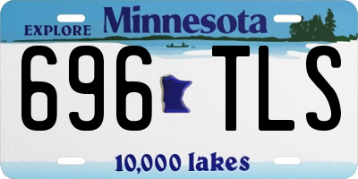 MN license plate 696TLS