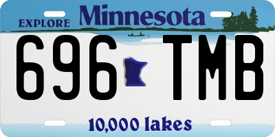 MN license plate 696TMB