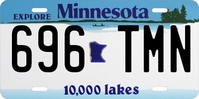 MN license plate 696TMN