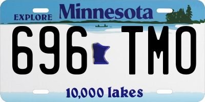 MN license plate 696TMO