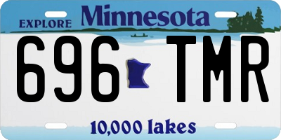 MN license plate 696TMR