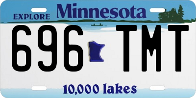 MN license plate 696TMT