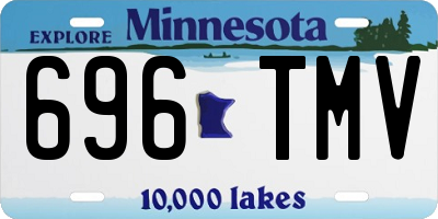 MN license plate 696TMV