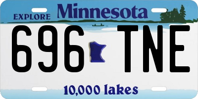 MN license plate 696TNE