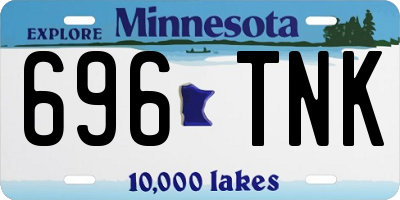 MN license plate 696TNK