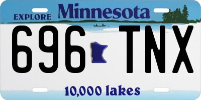 MN license plate 696TNX
