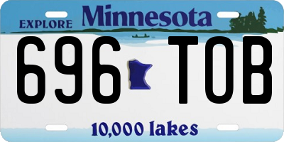 MN license plate 696TOB