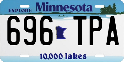 MN license plate 696TPA
