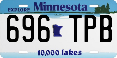 MN license plate 696TPB