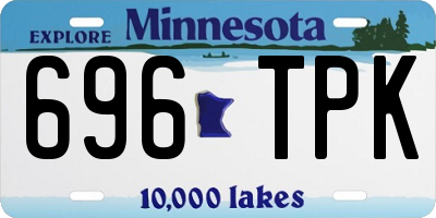MN license plate 696TPK