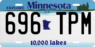 MN license plate 696TPM