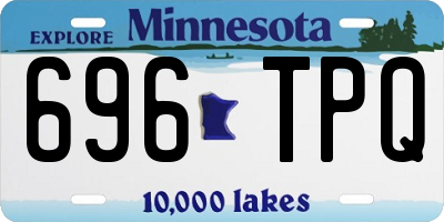 MN license plate 696TPQ