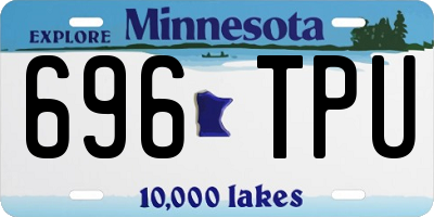 MN license plate 696TPU