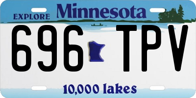 MN license plate 696TPV