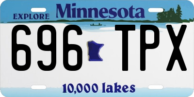 MN license plate 696TPX