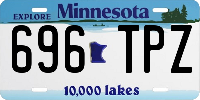 MN license plate 696TPZ